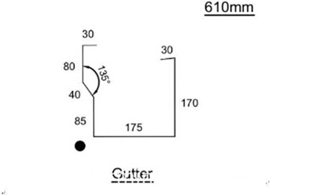 gutter roll forming machine drawing chuva rolo sarjeta formando máquina